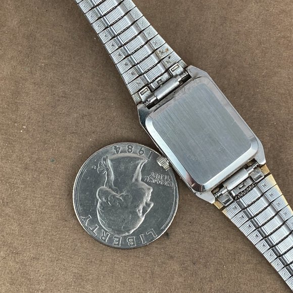 Fancy Two Tone Gold and Platinum Tone very Dressy Gruen Precision Watch - Picture 6 of 8